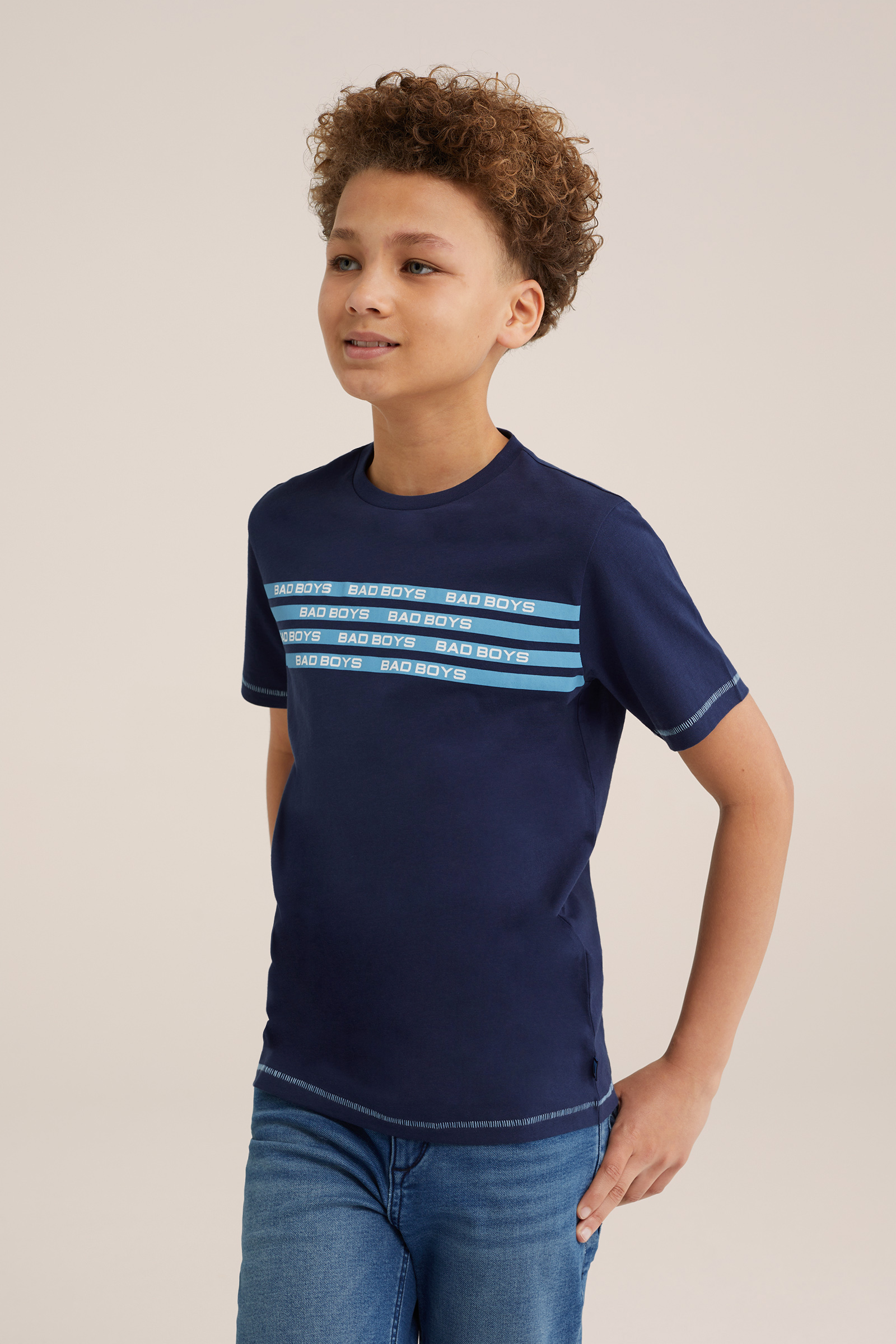 Jongens T Shirt Met Opdruk 2 Pack